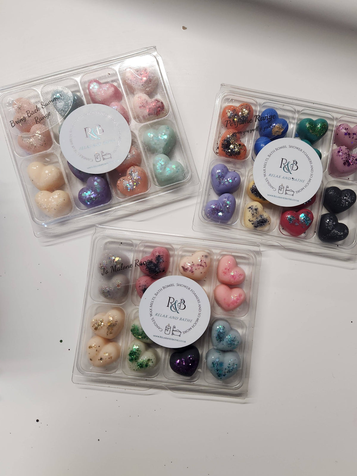 Wax melt selection set (8 different fragrances)