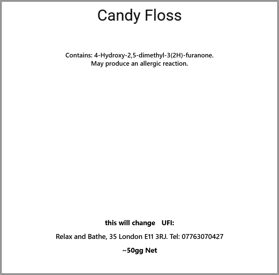 Candy floss(sweet)