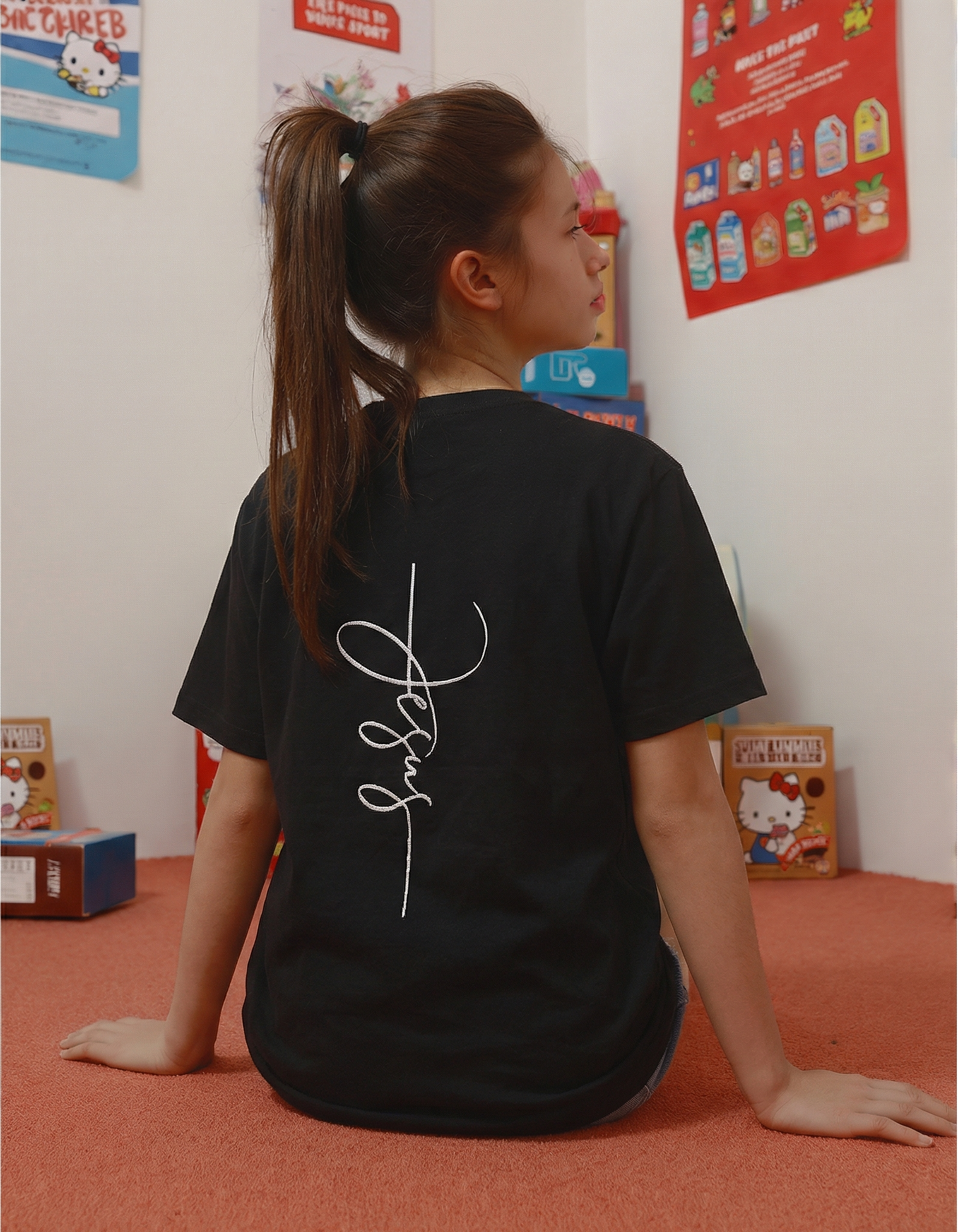 The "Jesus Cross" Heavyweight Tee Children's