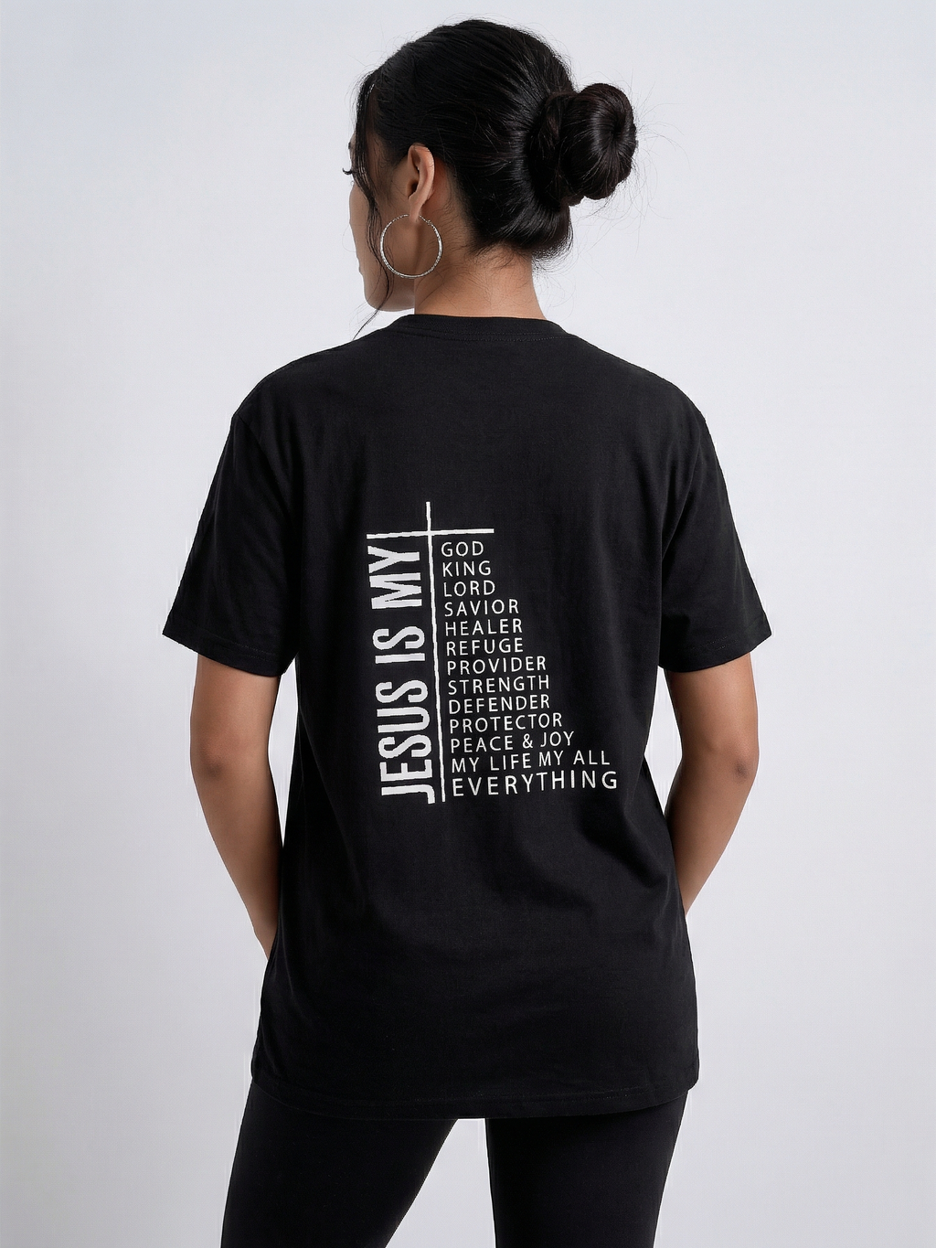 The "Jesus Is My Everything" Heavyweight Tee Women's