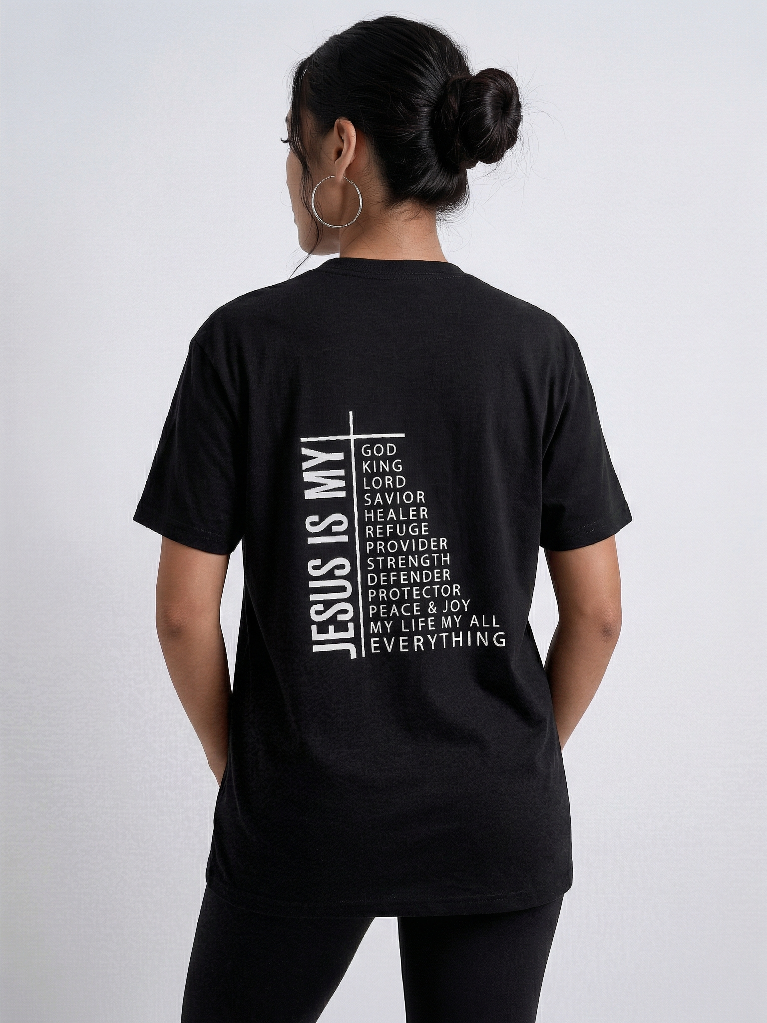 The "Jesus Is My Everything" Heavyweight Tee Women's