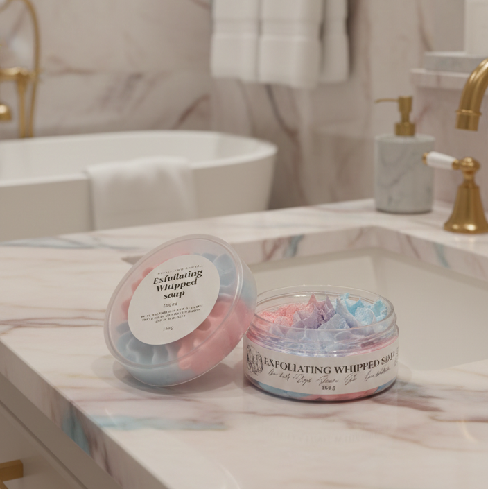 🍧 Raspberry Slush Whipped Soap  Sweet & Playful