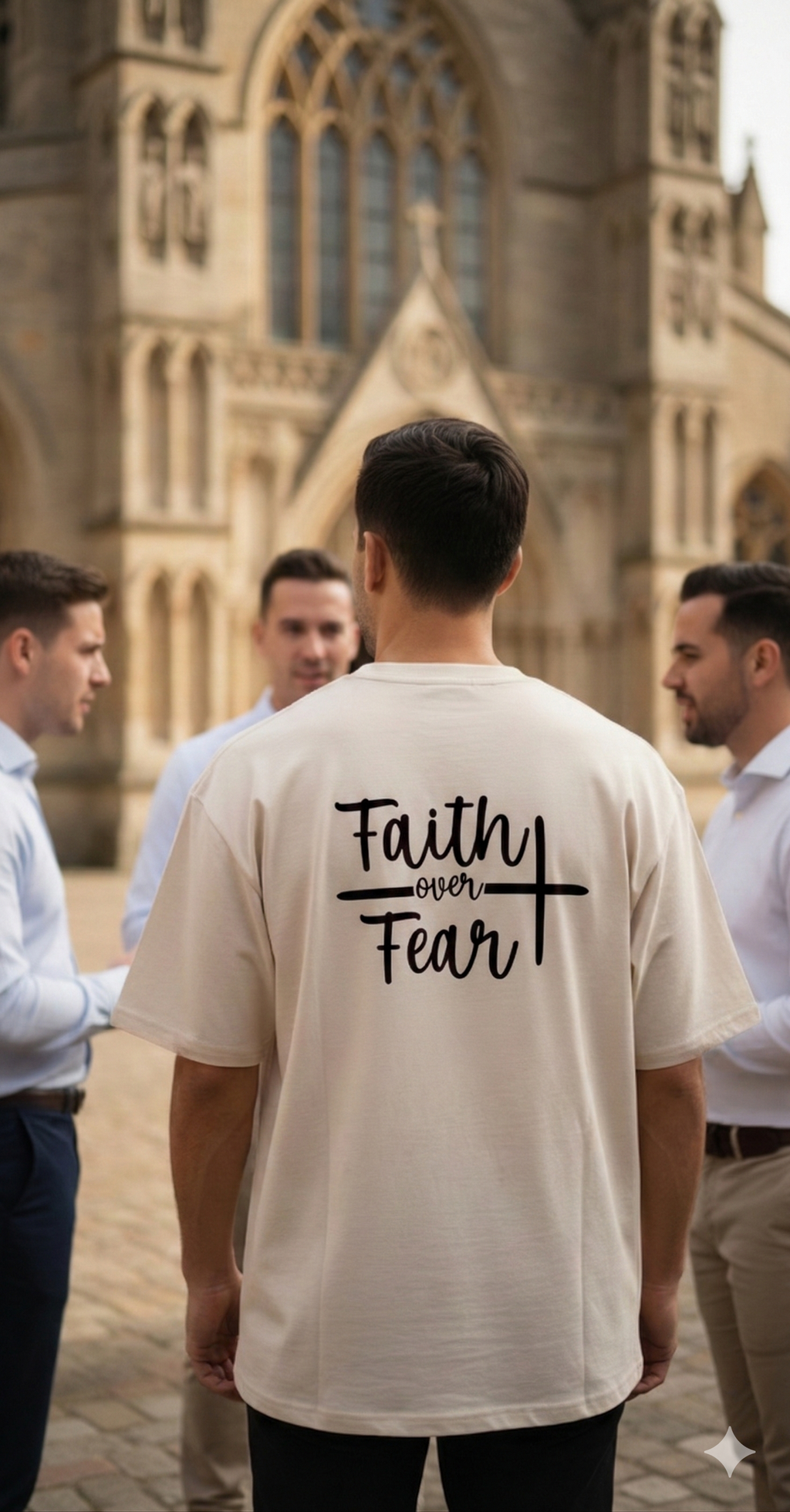 The "Faith Over Fear" Heavyweight Tee