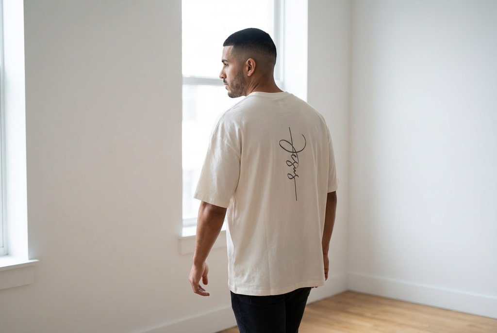The "Jesus Cross" Heavyweight Tee Mens