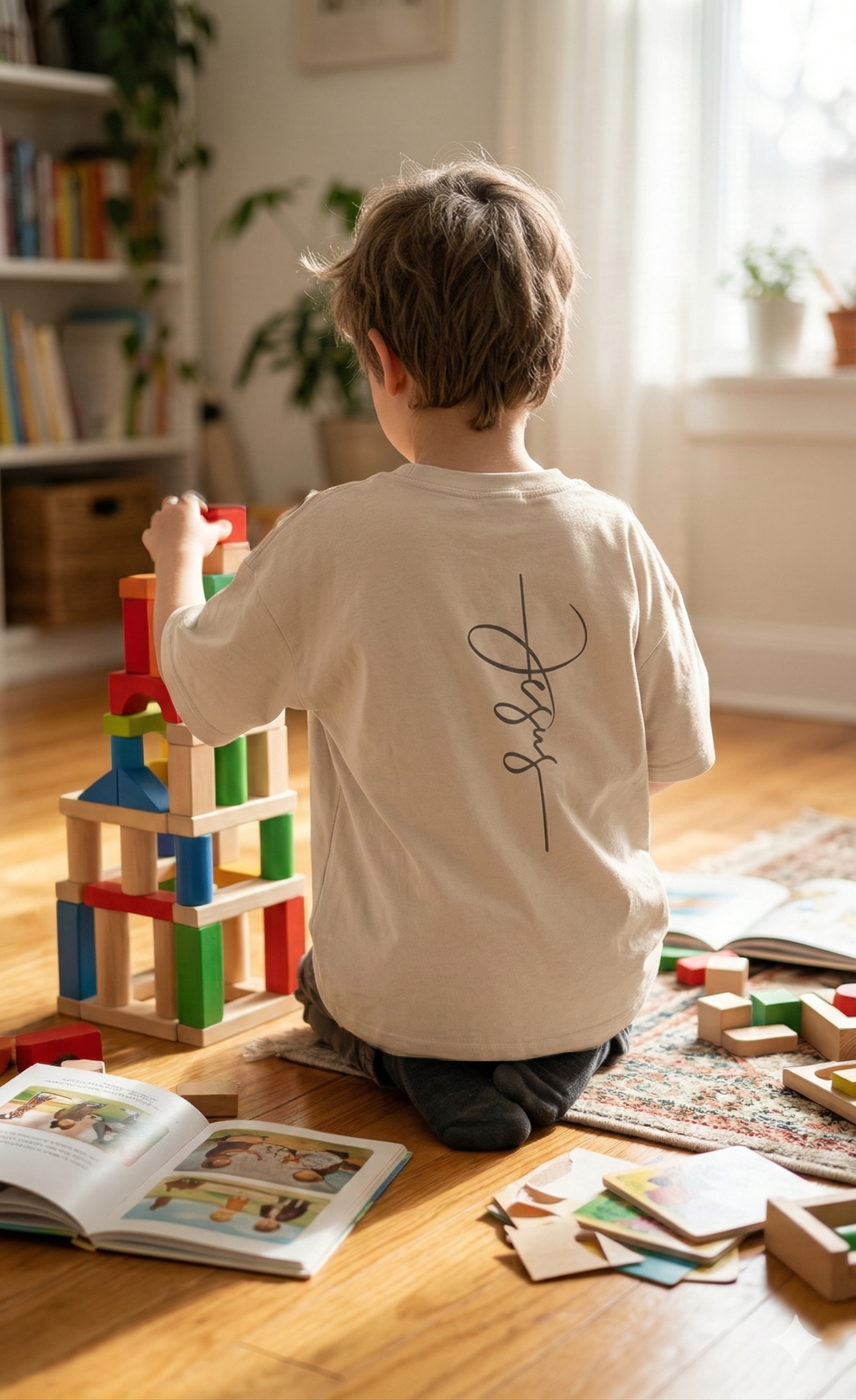 The "Jesus Cross" Heavyweight Tee Children's