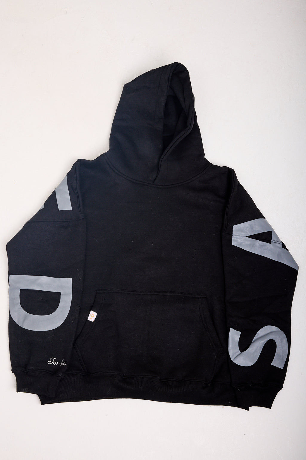 Saved Oversized Hoodie in Black