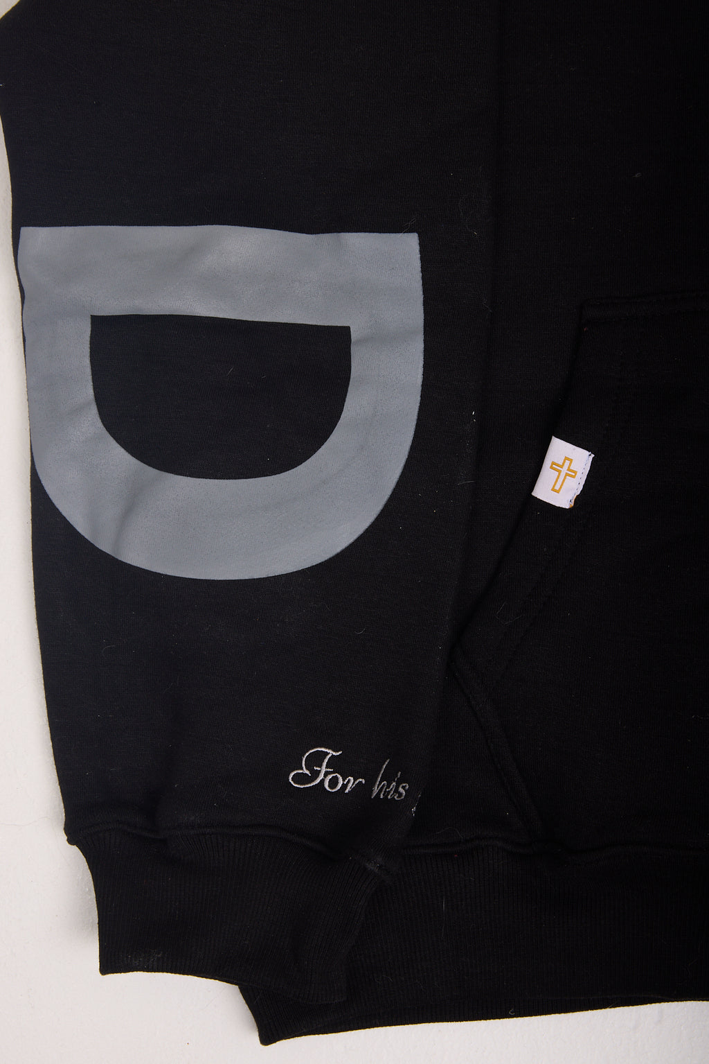 Saved Oversized Hoodie in Black