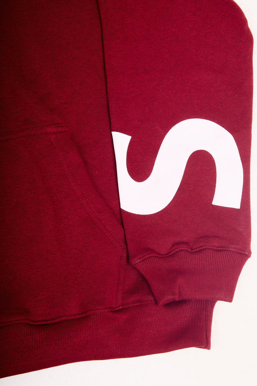 Saved Oversized Hoodie in Burgundy