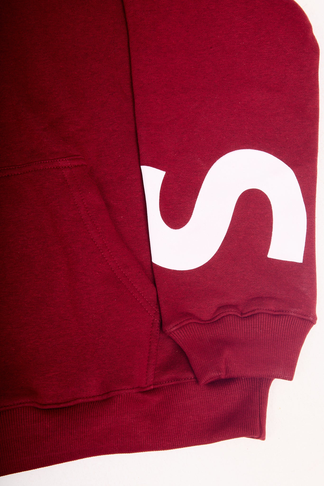 Saved Oversized Hoodie in Burgundy