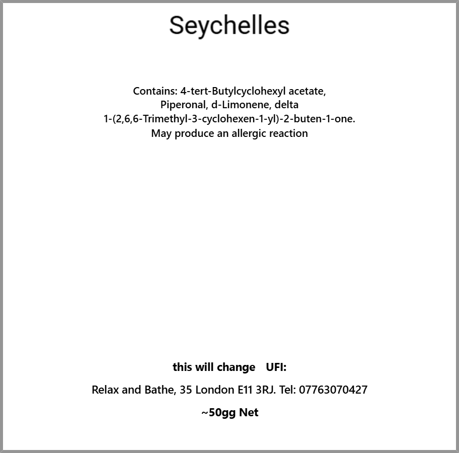 Seychelles (whitecompany dupe)
