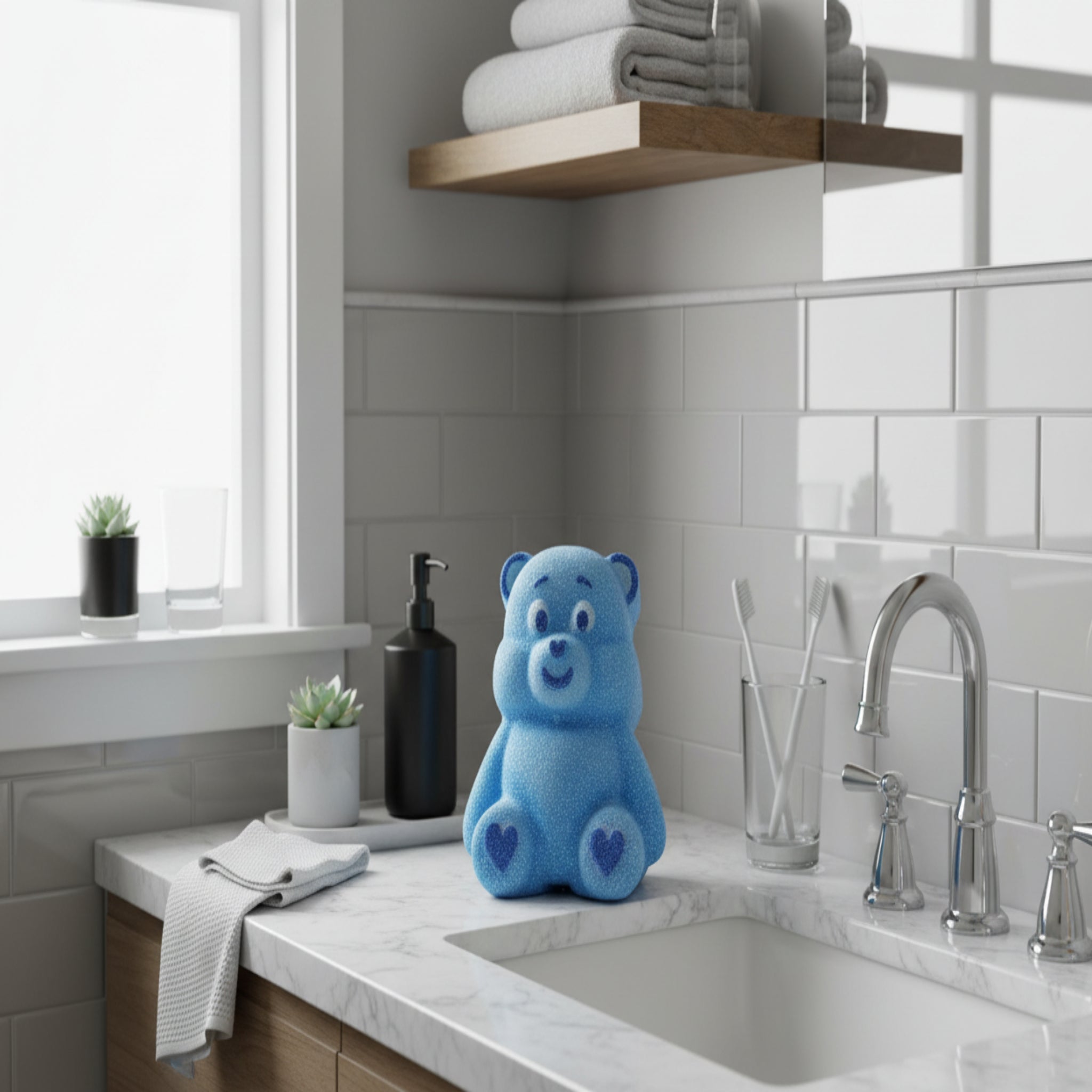 care bear shaped Bath Bomb