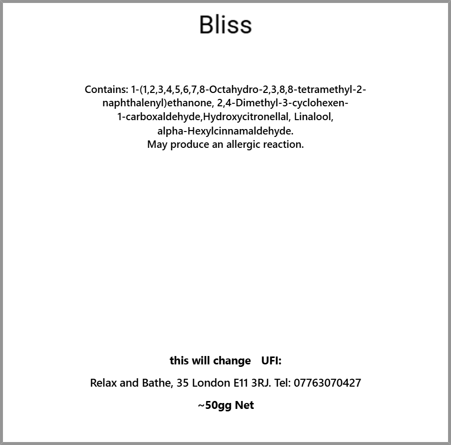 Bliss (Laundry)