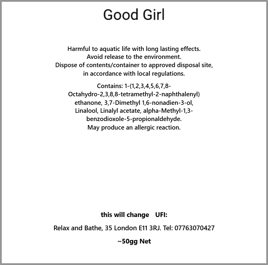 good girl (perfume)