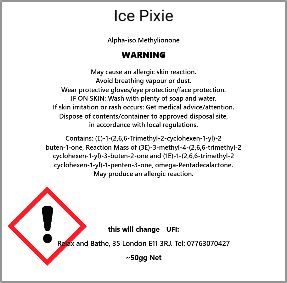 ice pixie (lush dupe + sweet)
