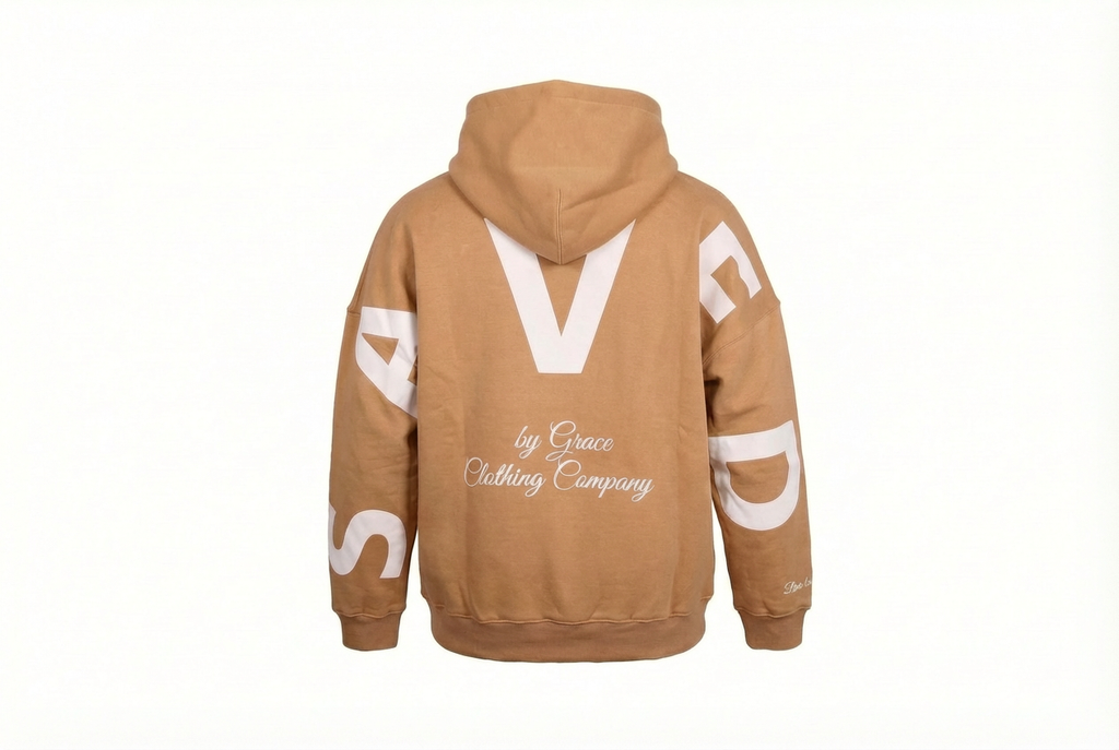 Saved Oversized Hoodie in Sand